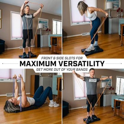 Serious Steel Fitness Resistance Band Footplate - UHMWPE Non-Slip Base for Resistance Training, Squats, Deadlifts, and More – Portable, Lightweight, and Built to Last. - style: UHMWPE - V2 Pro