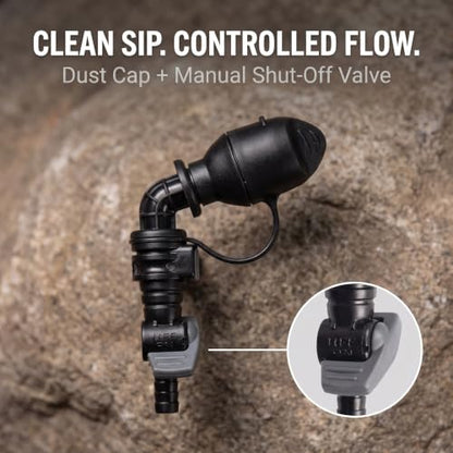 Hydrations Bags Bites Valves with Cover Replacement Leakproof Bladder Mouthpiece Valves Tube Nozzles Easy Use Hydrations Bags Bites Valves Tube Nozzles Adjustable Switches Water Bag Nozzles Packs