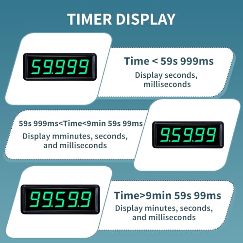 Laser Timer Sprint Timer for Track Wireless Race Clock, Stopwatch for Speed Training, Adjustable Tripod Precision Laser Racing Time（Smaller Tripod）