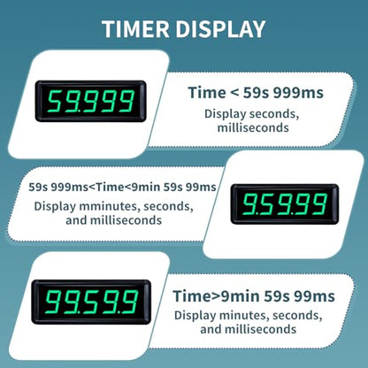 Laser Timer Sprint Timer for Track Wireless Race Clock, Stopwatch for Speed Training, Adjustable Tripod Precision Laser Racing Time（Smaller Tripod）