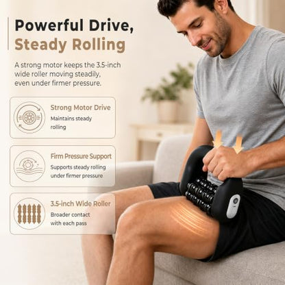 Rolling Percussion Massager with Hands-Free Dock
