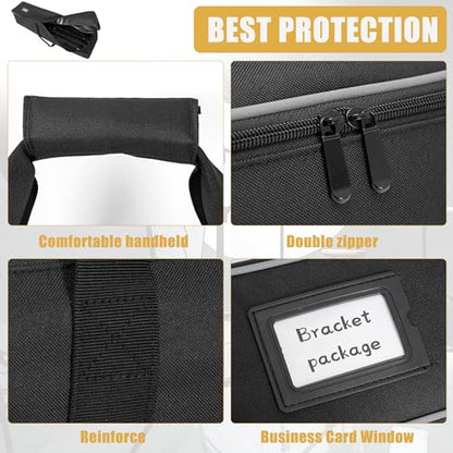 Multifunctional Tripod Bag 60 X 10.2 X 10.2 Inches / 152 X 26 X 26 cm Heavy Duty Tripod Carrying Case with Handle for Lights, Speakers, Cameras, Booms, Microphone Stands, Black - size: 60 X 10.2 X 10.2 Inch