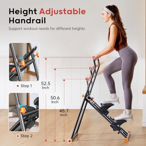 Hitgo Stepping Machine Vertical Stair Climber with Handlebar for Home