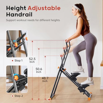 Hitgo Vertical Stair Stepper Climber for Home, Stair Master Cardio Machine