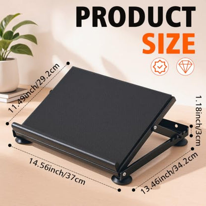 Steel Adjustable Slant Board with Suction Base for Calf Ankle Stretching