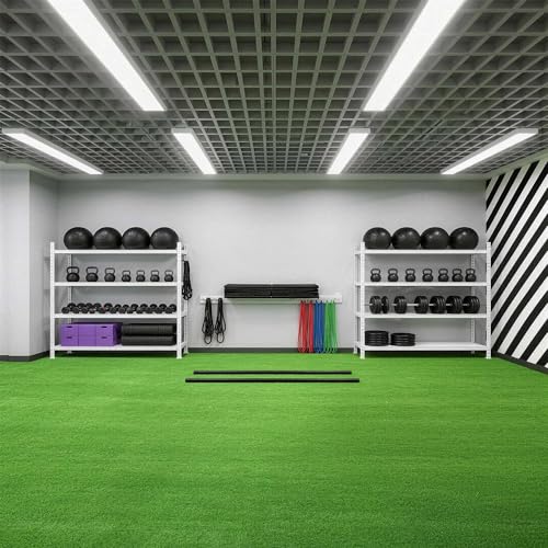 Yescom Sports Workout Outdoor Gym Flooring Turf for Crossfit Training Sled - size: 0.4"H-5'x65'(325Sq.Ft)