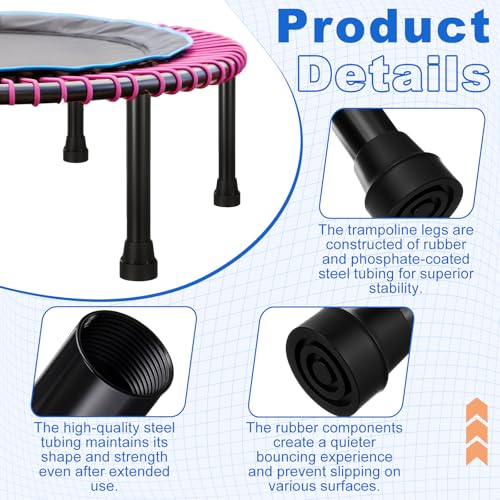 8 Pcs 7.5 x 0.8 Inches Universal Trampoline Replacement Legs