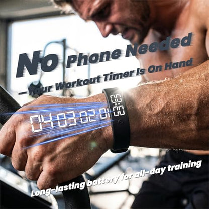 Vibrating Alarm Wristband Effective Alarm Clocks for Deep Sleepers Heavy Sleeps Wrist Silent Vibration Watch Extremely Wake up Clock Wearable Band that Won't Wake Partner for Deaf Sleeper