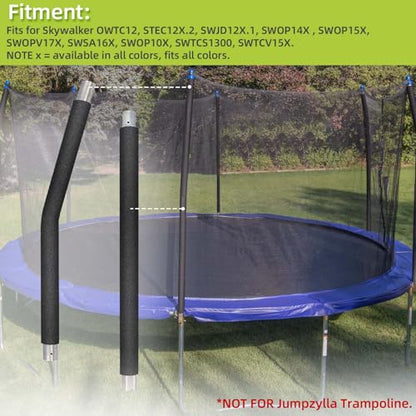 Trampoline Poles Replacement for Skywalker Or Jumpzylla Trampoline Net - style: For Skywalker 4201&4202-4xUpper+4xLower Tubes