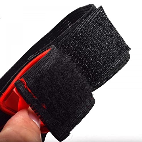 Running Gear Armband,2 pairs High Visibility Elastic Wristbands/Ankle Bands/Leg Straps for Men Women - Increased Safety for Walking,Cycling, Bicycle, Jogging,Dog Walking, Hiking-black