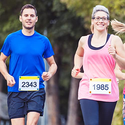 Juexica 12 Pcs Running Bib Clips, Bib Buttons for Runners