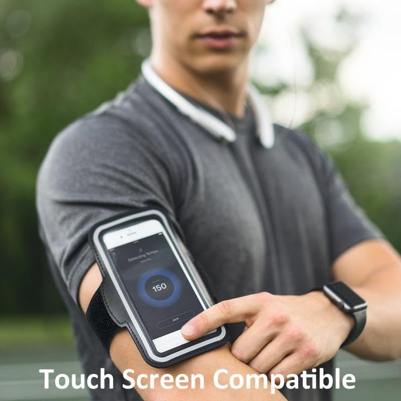 Running Armband Sports Gym Workout Compatible with Samsung Galaxy Z Fold7, Case Cover Band Neoprene Reflective
