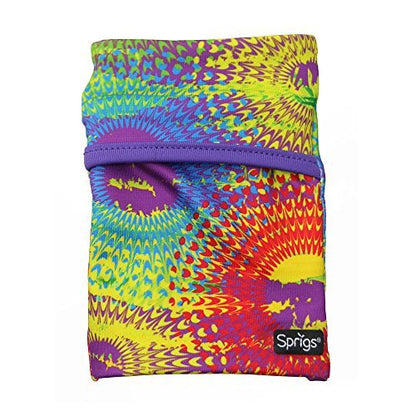 Sprigs Banjees 2 Pocket Wrist Wallet - color: Spin Art