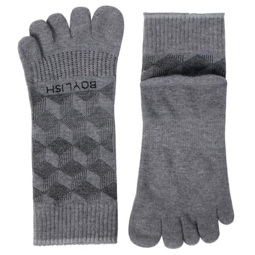 3 Pairs Coolmax Toe Five Finger Running Socks for Men Women -Lightweight Ankle Athletic Sock - color: Coolmax, size: Small