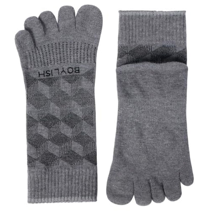 3 Pairs Coolmax Toe Five Finger Running Socks for Men Women -Lightweight Ankle Athletic Sock - color: Coolmax, size: Small