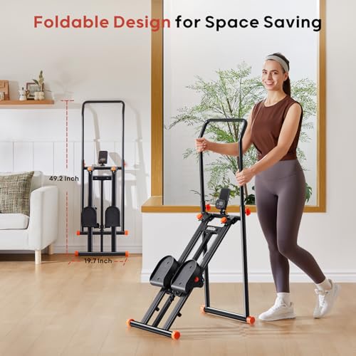 Hitgo Stepping Machine Vertical Stair Climber with Handlebar for Home