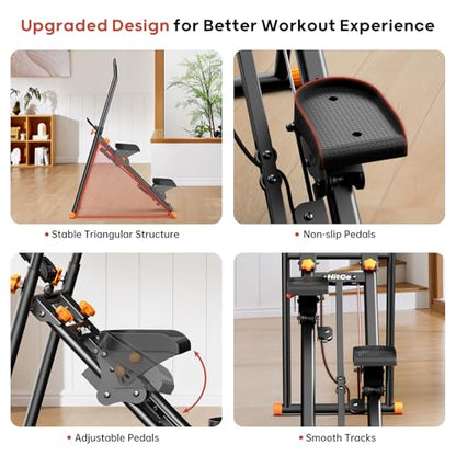 Hitgo Stepping Machine Vertical Stair Climber with Handlebar for Home