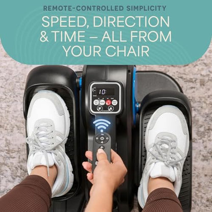 Lifepro Under Desk Elliptical-Leg excerciser with Red Light Therapy Option - color: Black