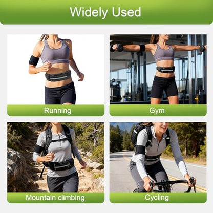 Running Belt with Water Bottle, Waterproof Bounce-Free Hydration Waist Pack for Men & Women, Slim Running Phone Belt for Phone, Keys & Essentials, Jogging Cycling Workout Gear - color: Black