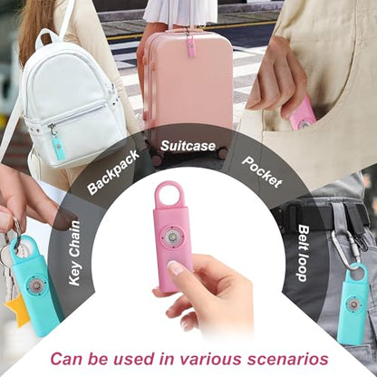 Self Defense Siren Personal Safety Alarm (Pink)