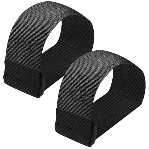 Leg Exerciser Traction Straps, Under Desk Elliptical Pedal Band for Seniors, Secure & Stability for Electric Ellipse Equipment - size: 2 Pcs