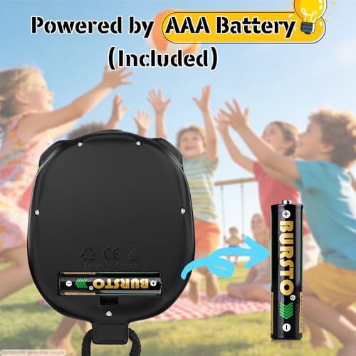Simple Stopwatch Timer, Single Lap Stopwatch Countdown Timer, No Hourly Beep, On/Off, AAA Battery(Included), Large Display, Easy to Use, Ideal for Kids Coaches Black - color: Black