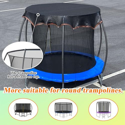 Trampoline Shade Cover 12FT Round High-Density Trampoline Cover - size: 12FT