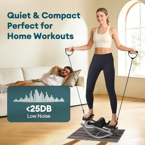 Rock Fitness Stepper, Lateral Step Rocker Side to Side for Exercise at Home
