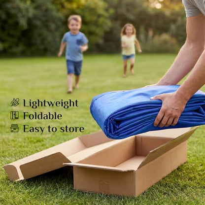 Trampoline Replacement Pad, Thick UV/Water Resistant Spring Cover 10-16FT - color: Blue, size: 16FT
