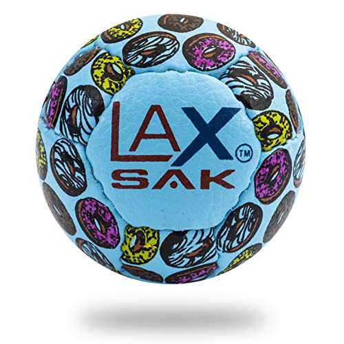 Soft Practice Lacrosse Balls,1, 2, 3, 6, 12, 24, 36, 60, & 120 Packs - Same Weight & Size as a Regulation Lacrosse Balls, Great for Indoor & Outdoor Practices, Less Bounce & Minimal Rebounds - color: Donuts, size: 1 Pack