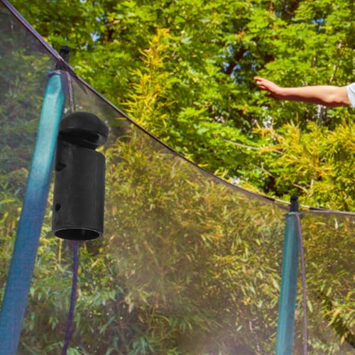 8 Pack Trampoline Pole Caps Replacement Trampoline Pole Covers for Safety Net Tops Plastic Tube Caps for Net Poles Parts for Installation and Repair