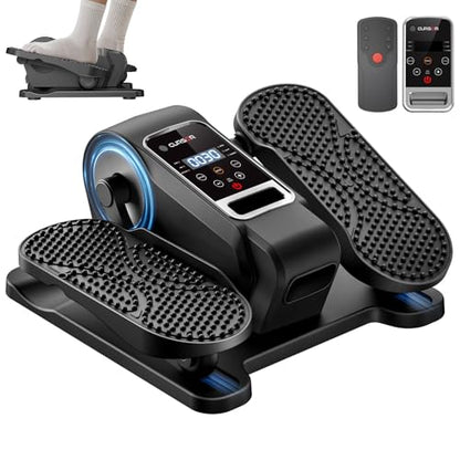 Under Desk Elliptical Machine, Mini Elipse Leg Exerciser with 12 Speeds