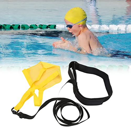 Swim Parachute, Enhanced Resistance Training Swim Training Belt Durable Drag for Swimmers Athletes Speed Drills