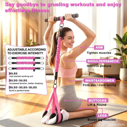 Upgraded Multifunctional Pedal Resistance Band – Sit-up Fitness Equipment