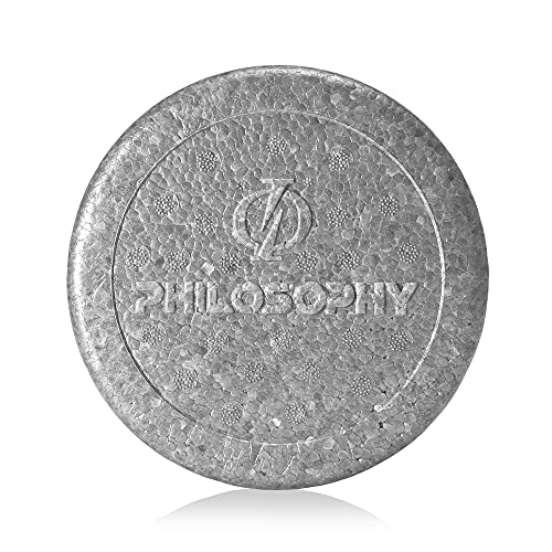 Philosophy Gym 24" High-Density Foam Roller for Exercise, Massage, Muscle Recovery - Round, Gray - color: Gray, size: 24 Inch