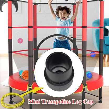 2 Pieces 1 Inch Replacement Mini Trampoline Leg Caps Tips