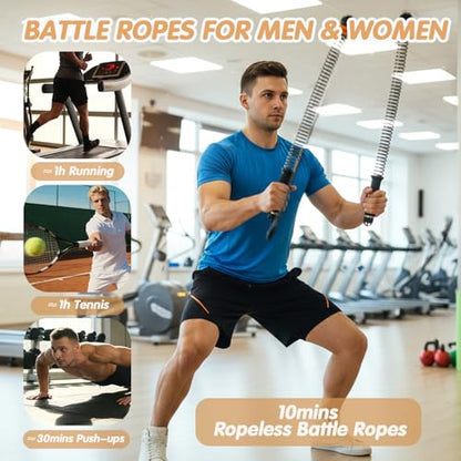 Portable Ropeless Battle Ropes