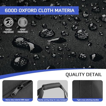 INFANZIA 50in Large Travel Duffel Bag, 600D Water Resistant Foldable, 138L - size: 50x13x13 inch-138L