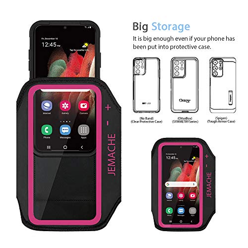 Running Armband for Samsung Galaxy S26 S25 S24 S23 S22 (Rosy) - color: Rosy, size: 6.3" (S)