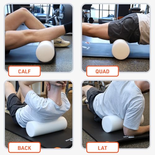 Foam Roller, Full Round 6" x 36" - size: 6 x 36-Inch