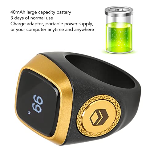 Digital Tally Counter Ring, 20mm, Black