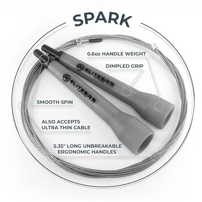 Spark Jump Rope - Double Under Speed Jump Rope | Elite Jumps - color: Red