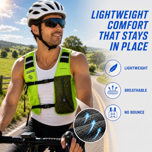 Cooling Hydration Vest with 2L BPA-Free Water Bladder, Running Vest with 3 Removable Cooling Packs, Lightweight Outdoor Pack for Hot Weather, Hiking, Cycling, Training - color: Green