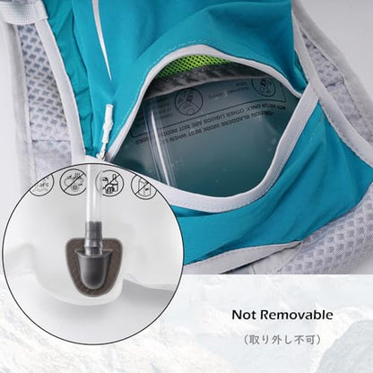 TRIWONDER Hydration Bladder Water Reservoir 1.5 Liter 2L 3L BPA Free Water Bladder for Running Cycling Hiking Camping Backpack - color: D - 2L
