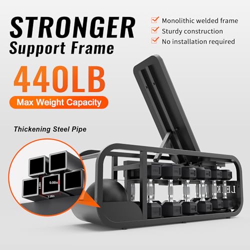 leikefitness Adjustable Weights Bench,Multifunctional Strength Training