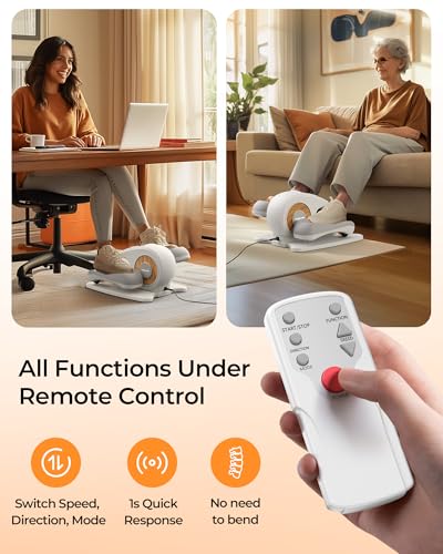 YOSUDA Under Desk Elliptical Machine, Seated Pedal Exerciser for Seniors