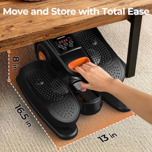 YOSUDA Under Desk Elliptical Machine, Seated Pedal Exerciser for Seniors