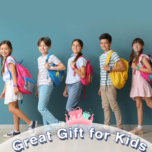 Kids Led Digtial Fitness Tracker Watch for Ages 5-15, No App Waterproof Wristwatch, with Pedometer Step Counter Alarm Clock, for Children Goys Girls Teens (Deep Blue) - color: Deep Blue