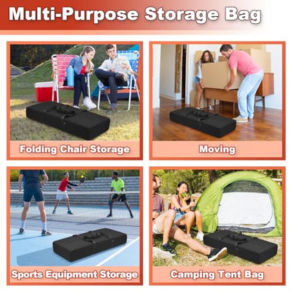 39" Starting Block Carry Bag Heavy Duty Starting Block Storage Organizer Bag for Track and Field, Large Portable Duffel Tote with Comfortable Handle for Sports Equipment Travel Camping