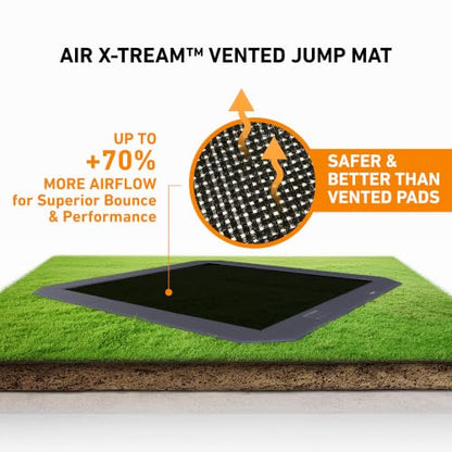 Avyna Premium In-Ground Trampoline – Outdoor Trampoline for Kids and Adults with Advanced Safety Features - size: 15x15' FT - Square